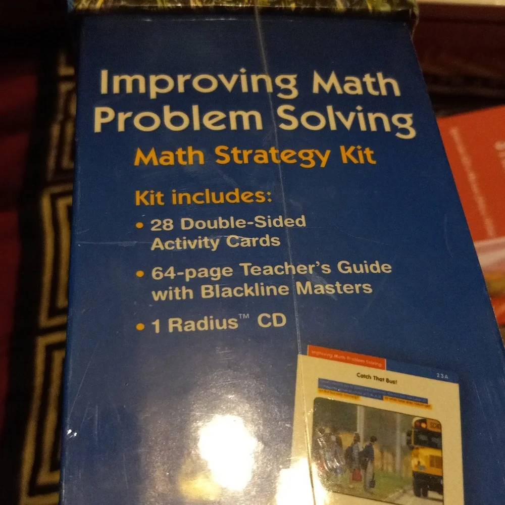 Learning resources improving math problem solving math strategy kit NEW - Picture 4 of 4